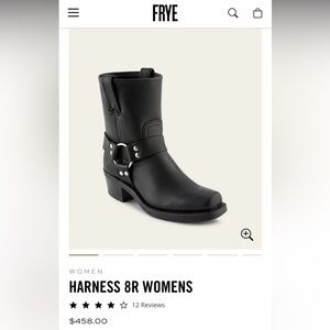 Frye harness 8R women's boots size 6